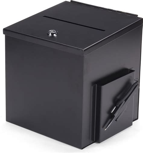 black metal ballot box|ballot storage boxes.